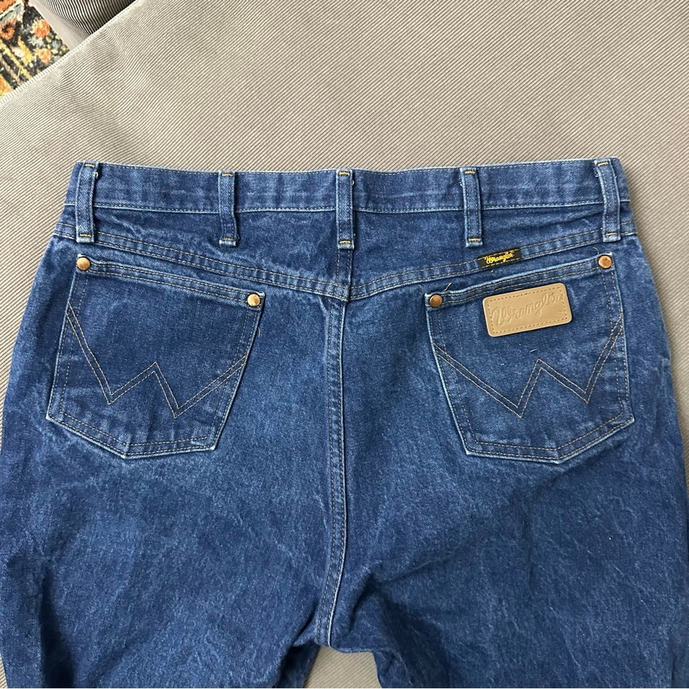 Wrangler 13MWZ Cowboy Cut Denim Jeans - Blue Men’s Size 36x33 (tag 36x34) - Picture 7 of 10